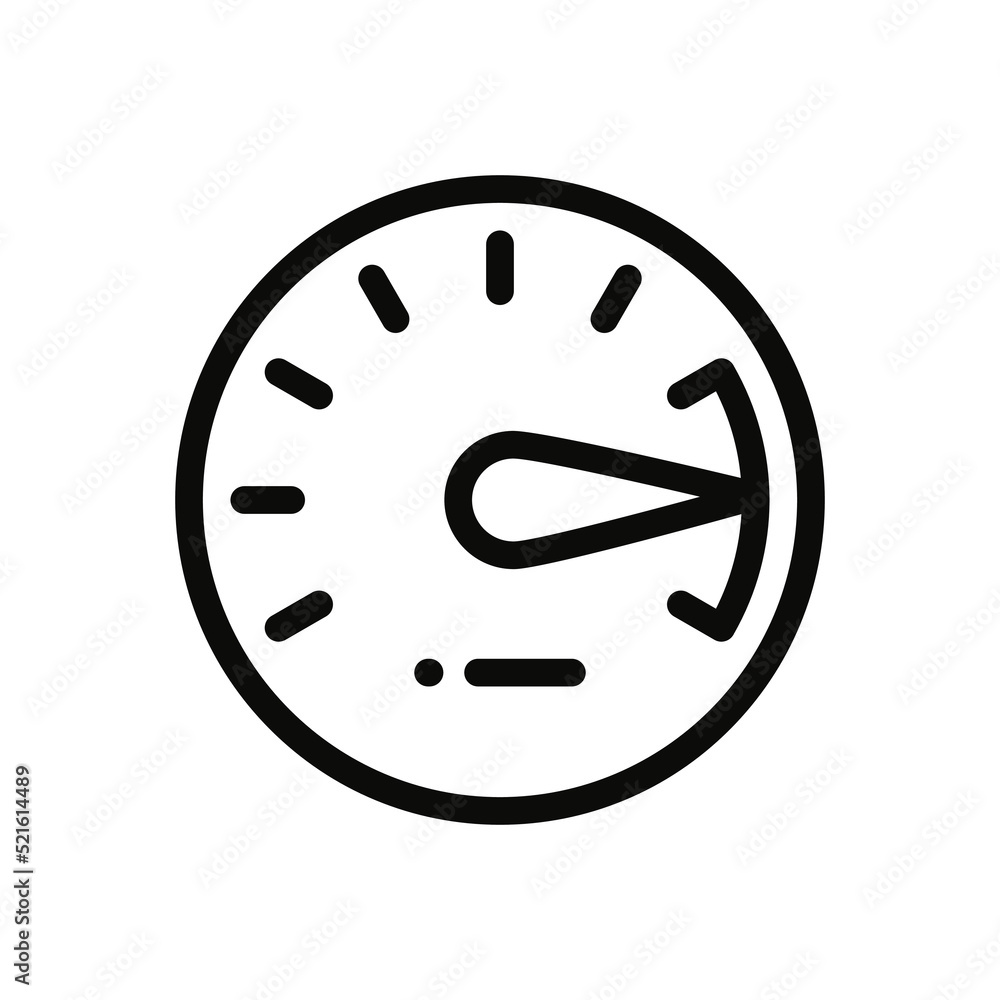 Speed meter icon vector png isolated on white background. Easily editable vector eps 10. Speed meter icon vector png isolated on white background. Easily editable vector eps 10.