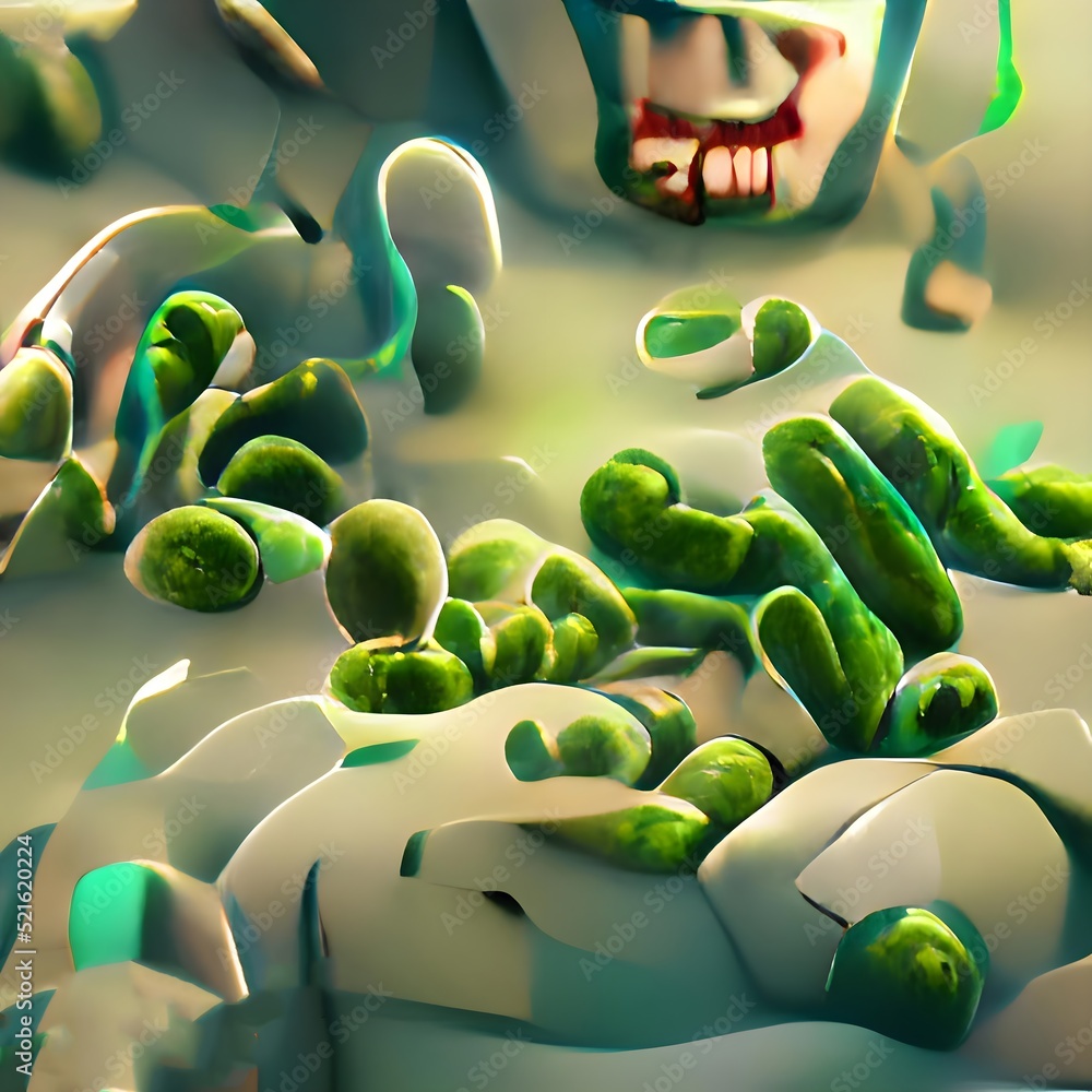 Scientific image of bacteria Citrobacter, Gram-negative bacteria ...