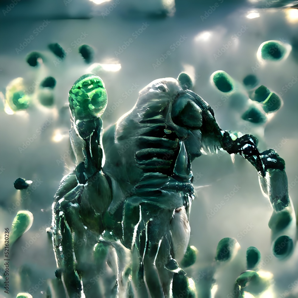 Scientific image of bacteria Citrobacter, Gram-negative bacteria ...