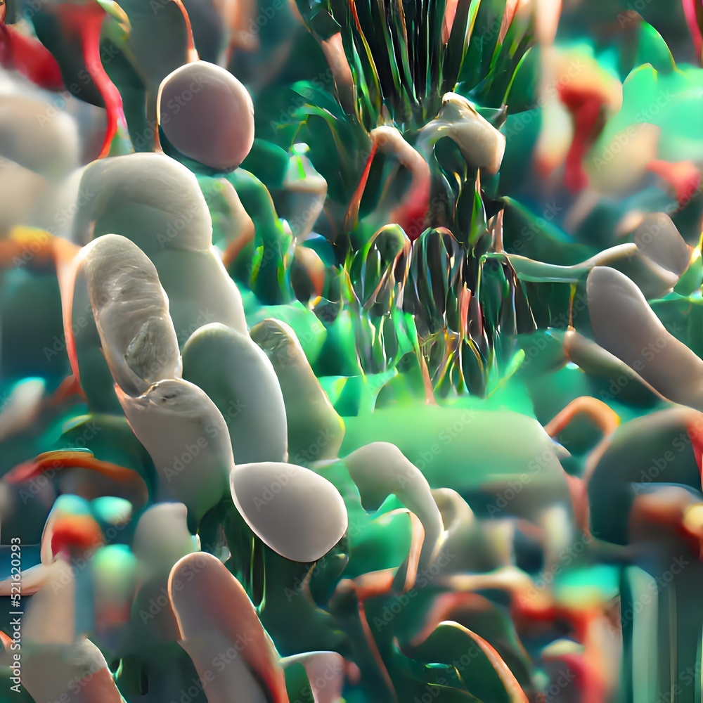 Scientific image of bacteria Citrobacter, Gramnegative bacteria, illustration. Found in human