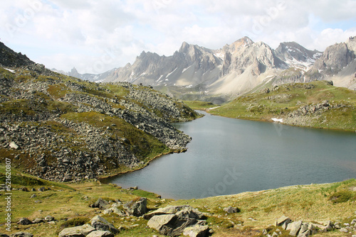 Lac Long in the wonderful claree valley in the french alps 