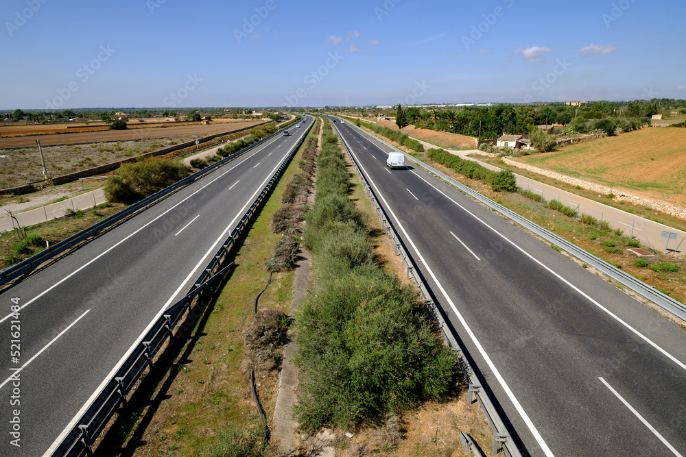 Ma-19, Autopista de Levante, Mallorca, balearic islands, spain, europe