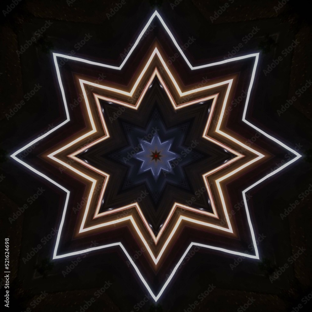 Circle pattern petal flower of mandala with multi color,Vector floral mandala relaxation patterns unique design with black background,Hand drawn pattern,concept meditation and relax Circle pattern petal flower of mandala with multi color,Vector floral mandala relaxation patterns unique design with black background,Hand drawn pattern,concept meditation and relax
