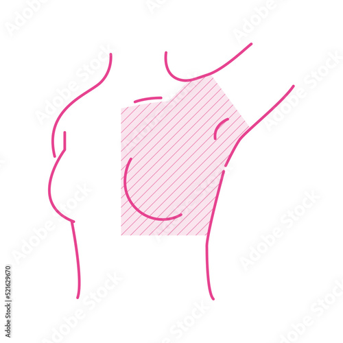 乳がんセルフチェック範囲