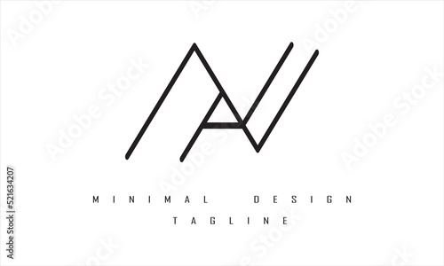 AN or NA Minimal Logo Design