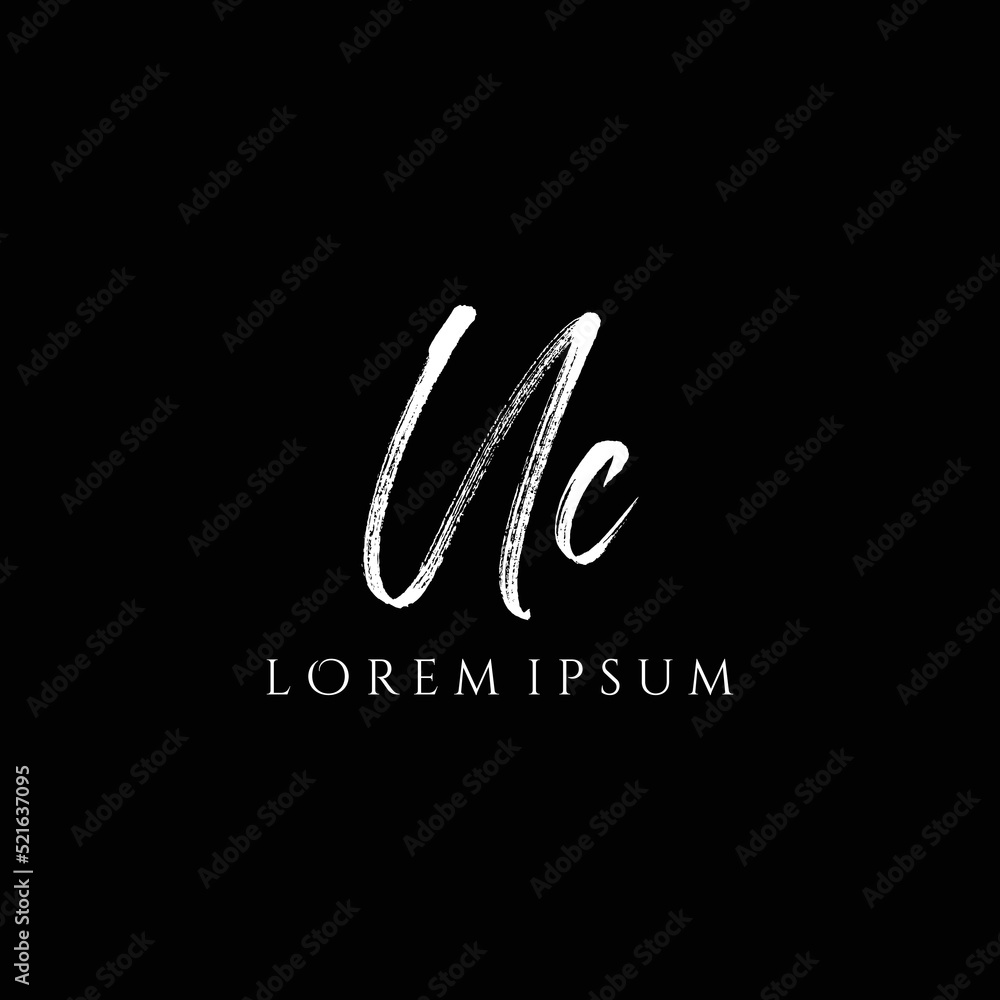 Letter UC luxury logo design vector Letter UC luxury logo design vector
