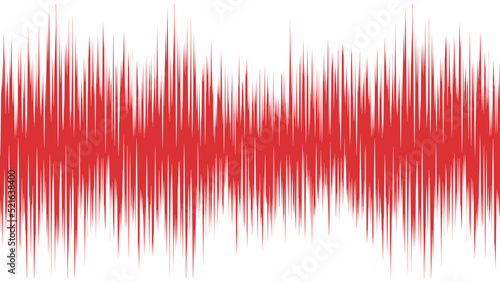 赤色の漫画風のショックイメージの効果線イラスト素材