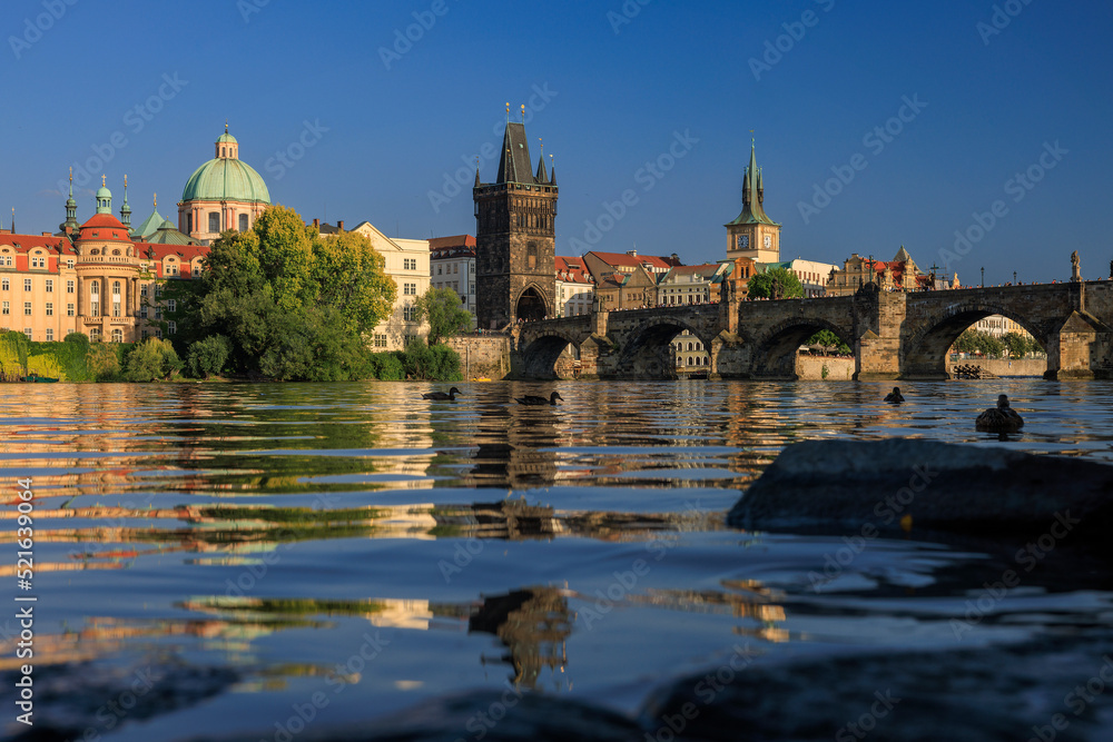Karlsbruecke, Prag, Tschechien < english> Charles Bridge, Prague, Czech Republic