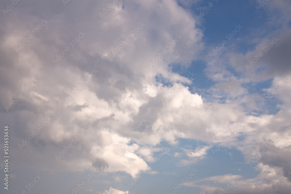 Obraz premium blue sky with clouds, background