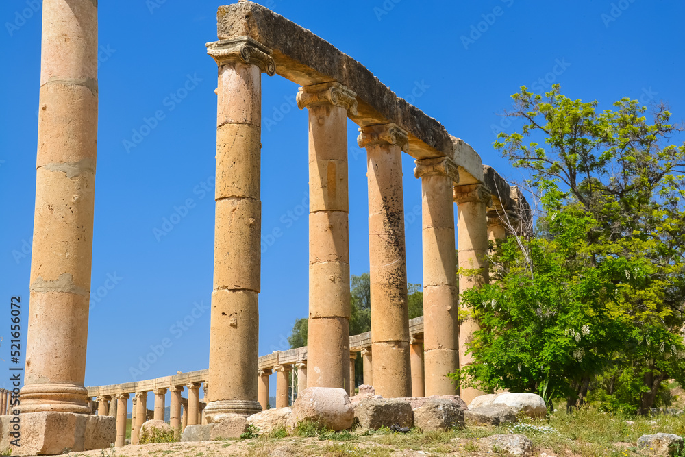 Ancient Jerash ruins,(the Roman ancient city of Geraza), Jordan