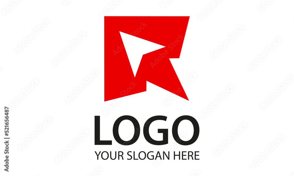 Abstract Simple Red Arrow Express Logo Design Abstract Simple Red Arrow Express Logo Design