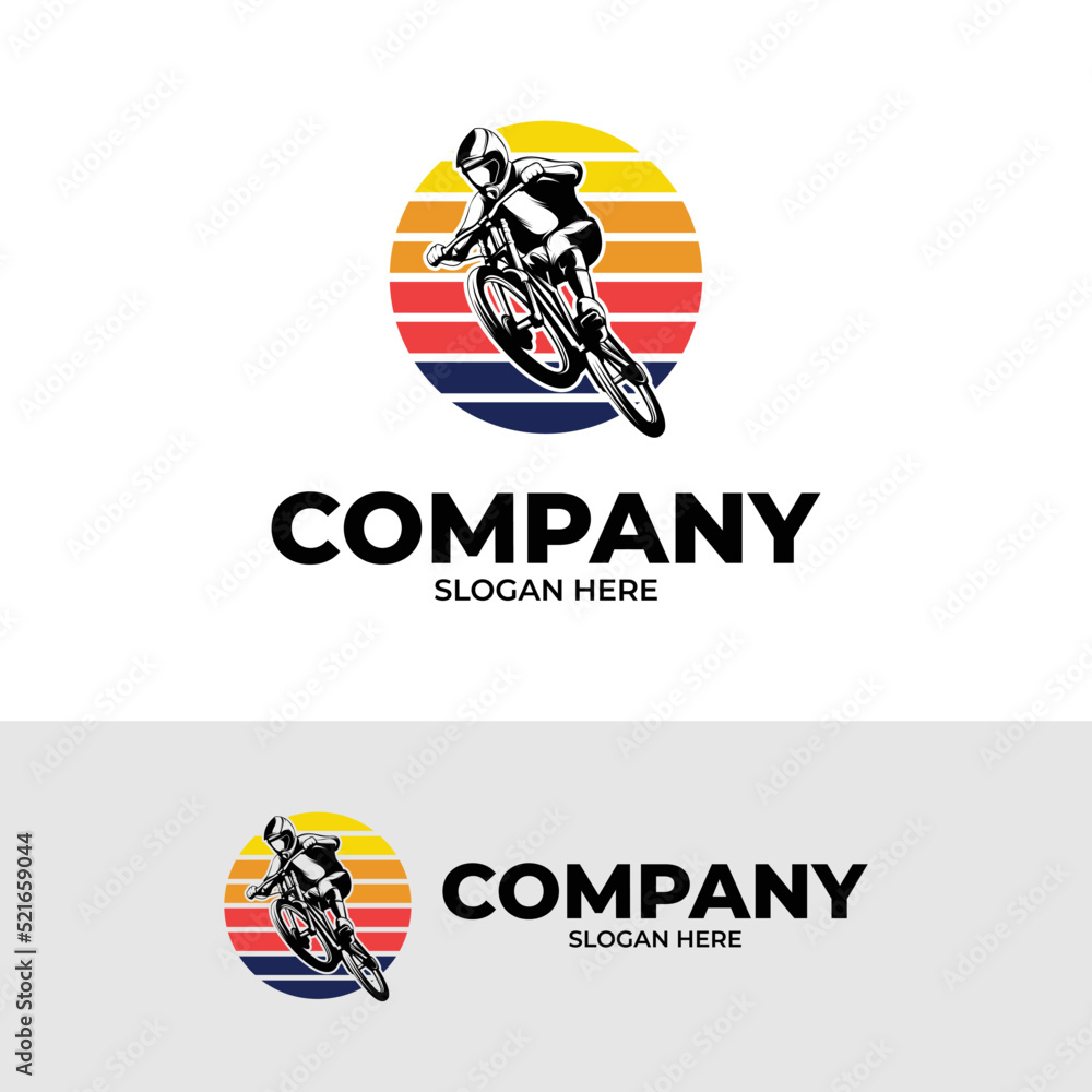 Mountain bike logo design inspiration