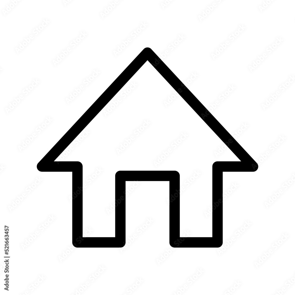 House Icon Vector Symbol Design Illustration House Icon Vector Symbol Design Illustration