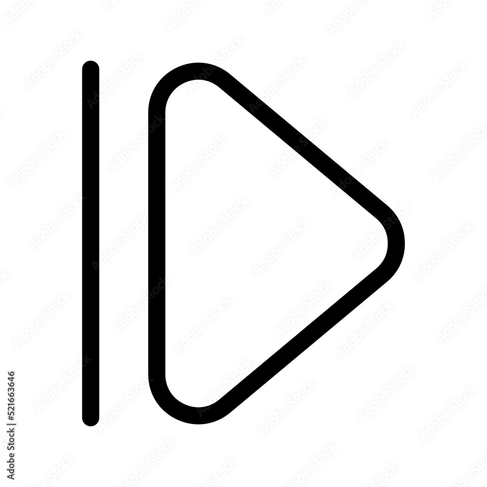 Right Arrow Icon Vector Symbol Design Illustration