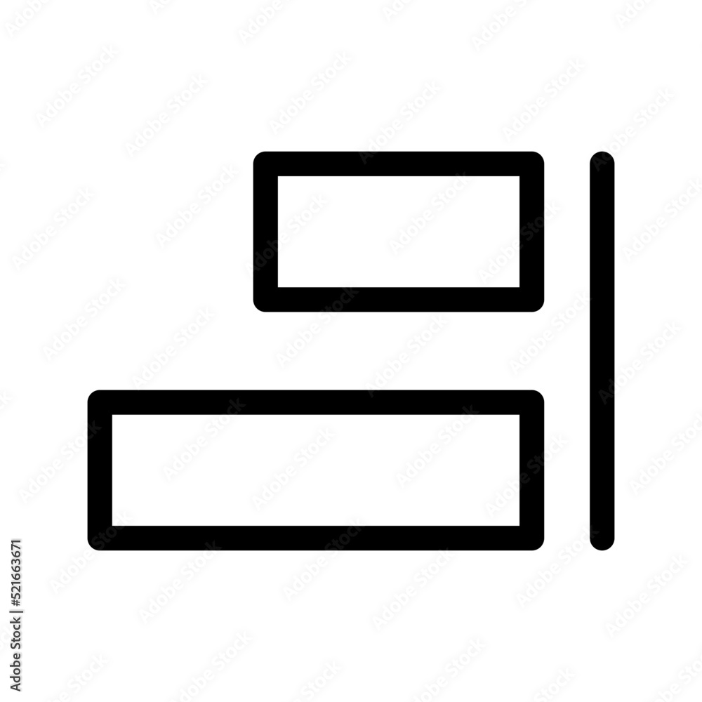 Align Icon Vector Symbol Design Illustration Align Icon Vector Symbol Design Illustration