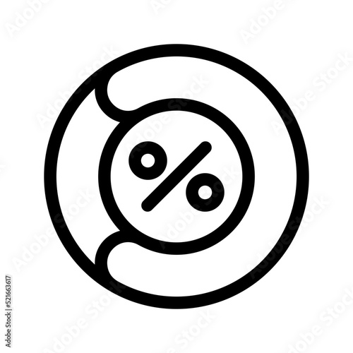 Free Download Pie Chart Icon Vector Symbol Design Illustration - GFXLoad