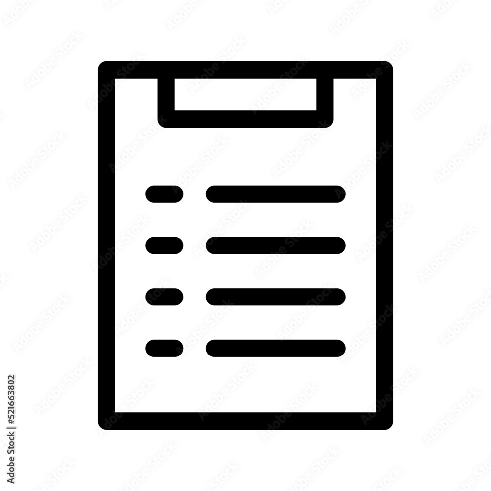 Clipboard Icon Vector Symbol Design Illustration Clipboard Icon Vector Symbol Design Illustration