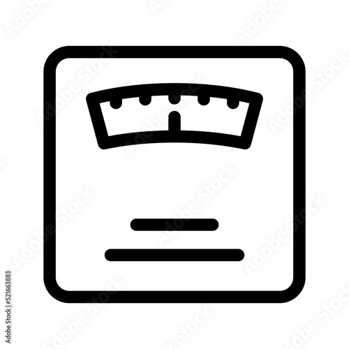 Weight Icon Vector Symbol Design Illustration