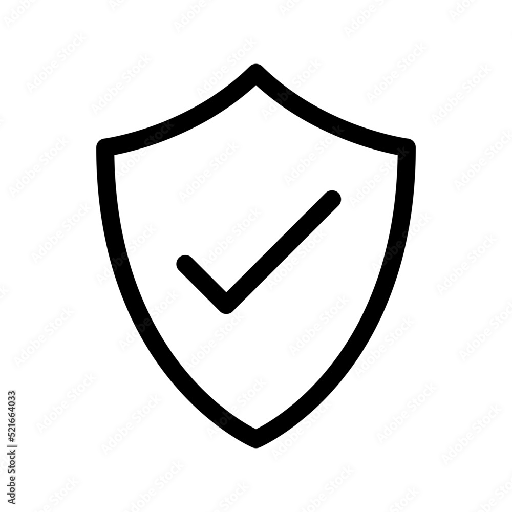 Protected Icon Vector Symbol Design Illustration Protected Icon Vector Symbol Design Illustration