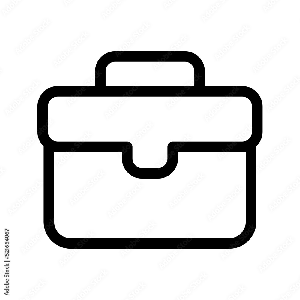 Briefcase Icon Vector Symbol Design Illustration Briefcase Icon Vector Symbol Design Illustration