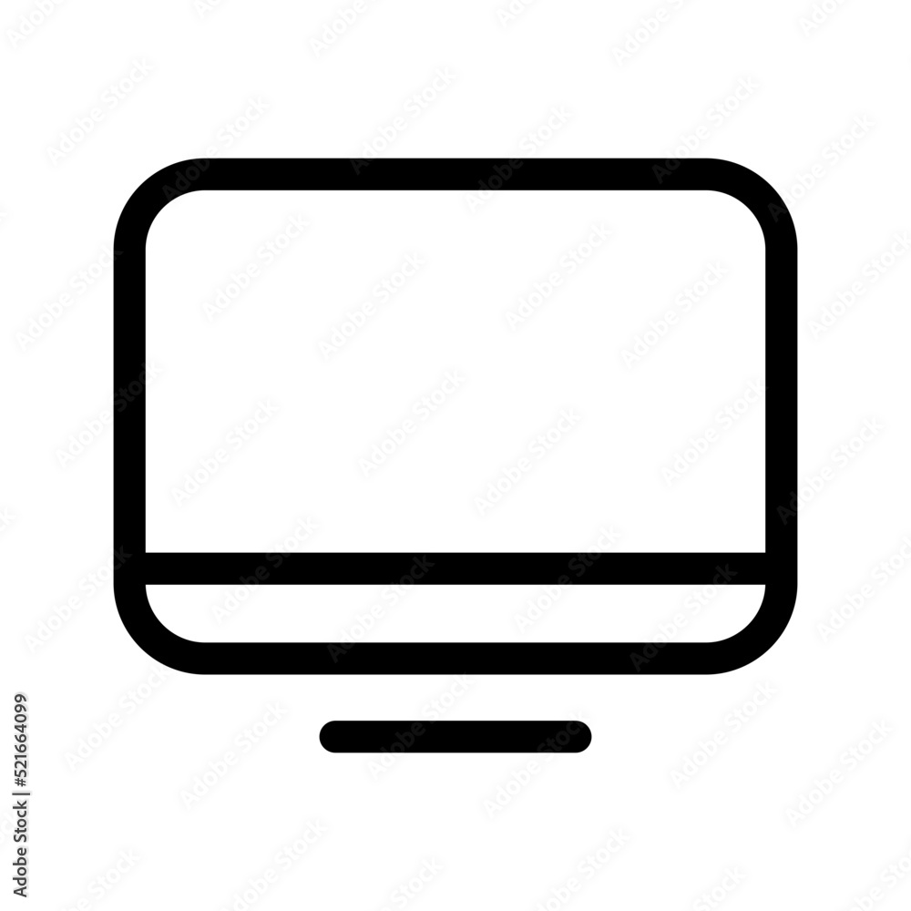 Screen Icon Vector Symbol Design Illustration Screen Icon Vector Symbol Design Illustration