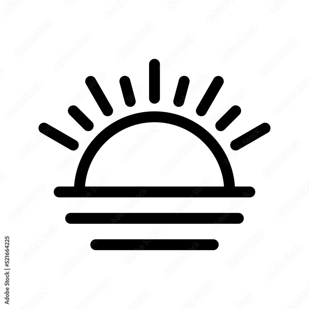 Morning Icon Vector Symbol Design Illustration Morning Icon Vector Symbol Design Illustration