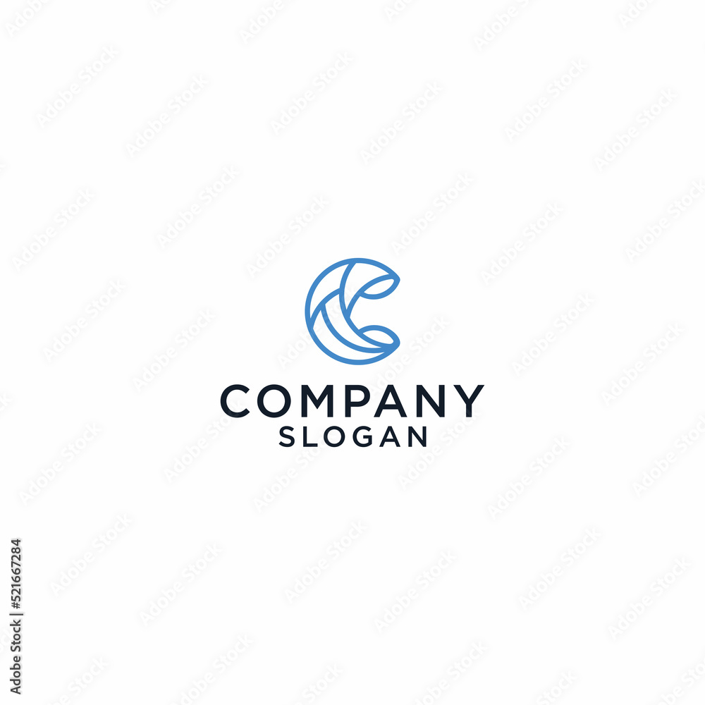 Abstract Initial Letter C and fingerprint Logo. blue color isolated on White and black Background. Usable for Business and Branding Logos. Flat Vector Logo Design Template Element. Abstract Initial Letter C and fingerprint Logo. blue color isolated on White and black Background. Usable for Business and Branding Logos. Flat Vector Logo Design Template Element.