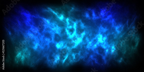 Colorful nebula with shining stars. Infinite universe