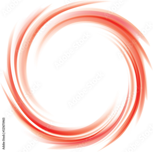 Vector abstract red swirl background