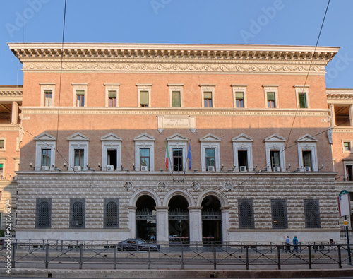 Palazzo Piacentini, headquarters palace of the ministry of justice in Rome, Italy photo