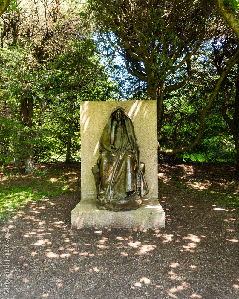 Adams Memorial at SaintGaudens National Historical Site in Cornish