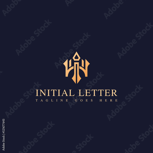 Luxury Logo Initials Letter W i Vector EPS 10