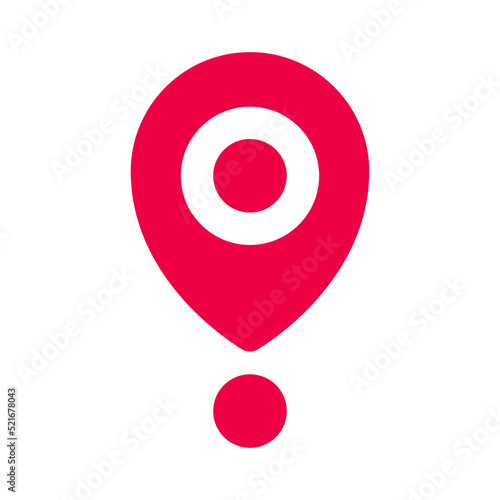 Pin pointer red icon. Pin map location sign. GPS symbol. Vector isolated on white. Free Download Pin pointer red icon. Pin map location sign. GPS symbol. Vector isolated on white. - GFXLoad