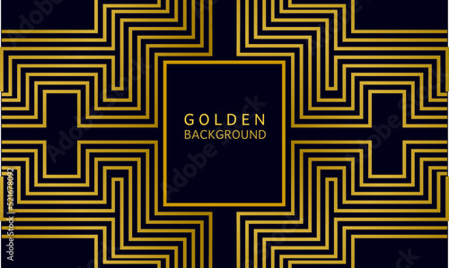 Abstract background geometric luxury elegant golden
