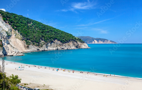 Myrtos beach, Kefalonia, Greece photo