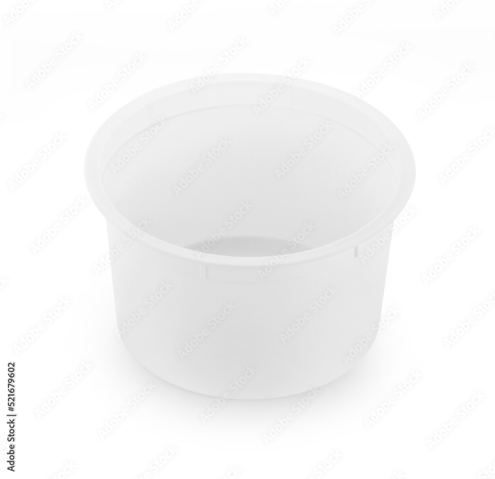 plastic empty bowl isolated on white background plastic empty bowl isolated on white background