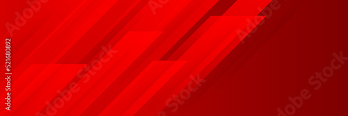 Abstract red banner background design template vector illustration with 3d overlap layer and geometric wave shapes. Polygonal abstract background  texture  advertisement layout and web page