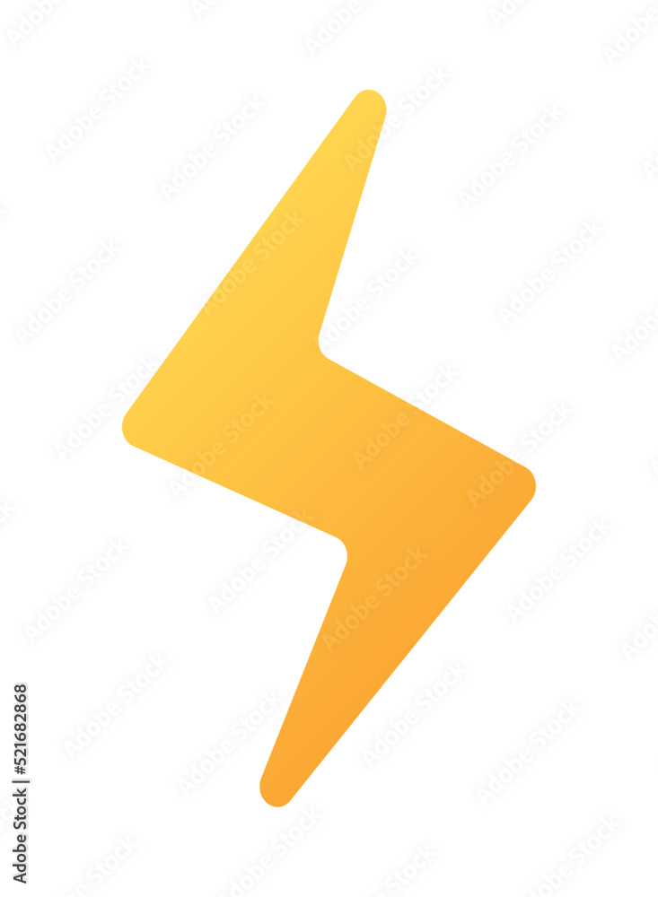 yellow thunder icon yellow thunder icon