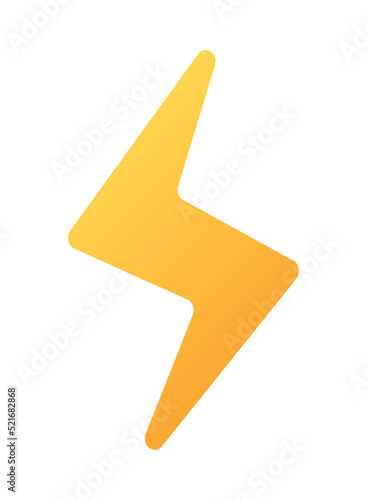 yellow thunder icon