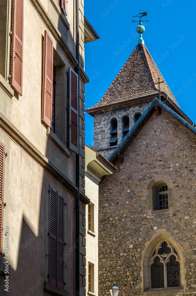 Architecture in the city of Geneva, Switzerland