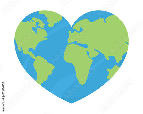 hearted earth planet photo