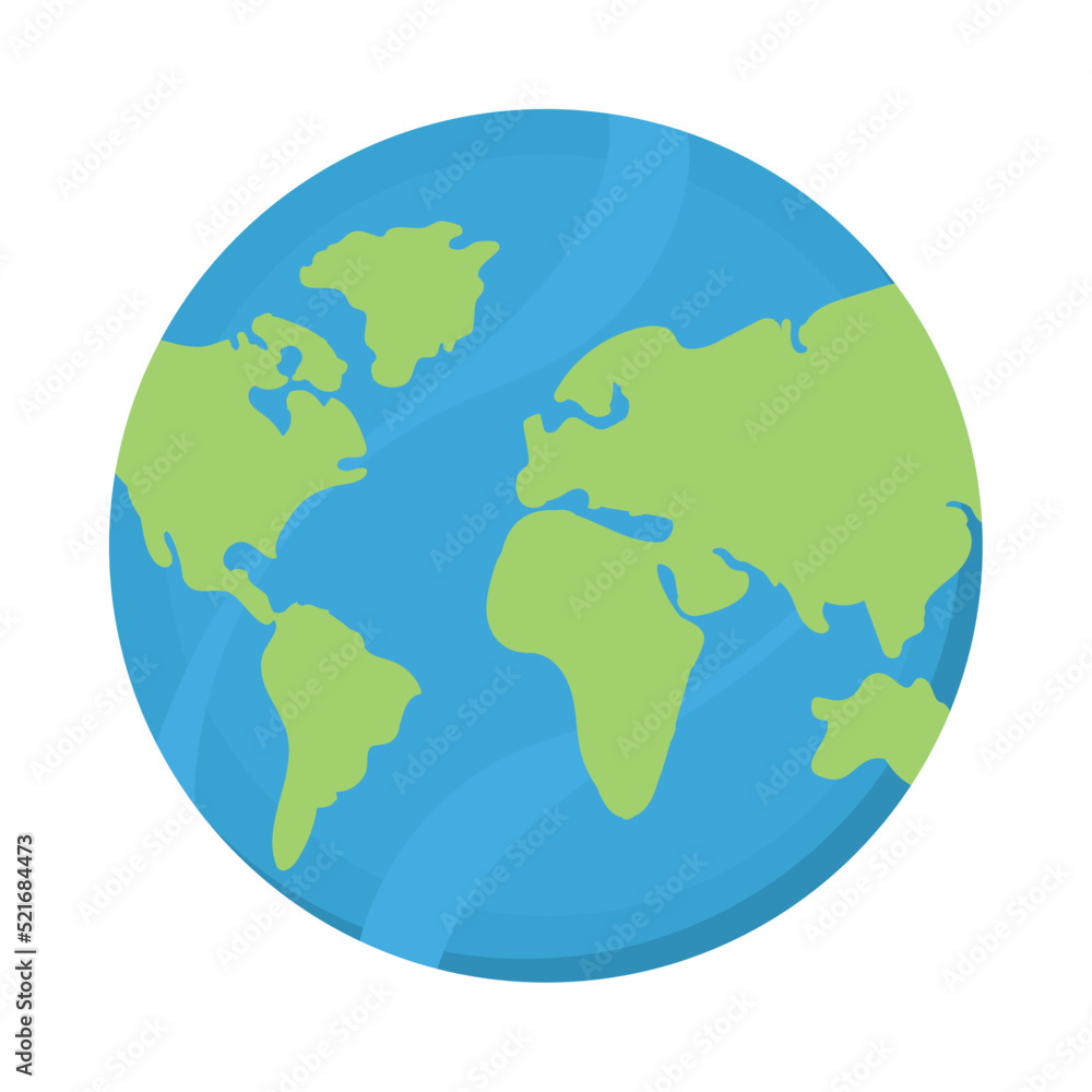 Naklejka premium earth planet icon