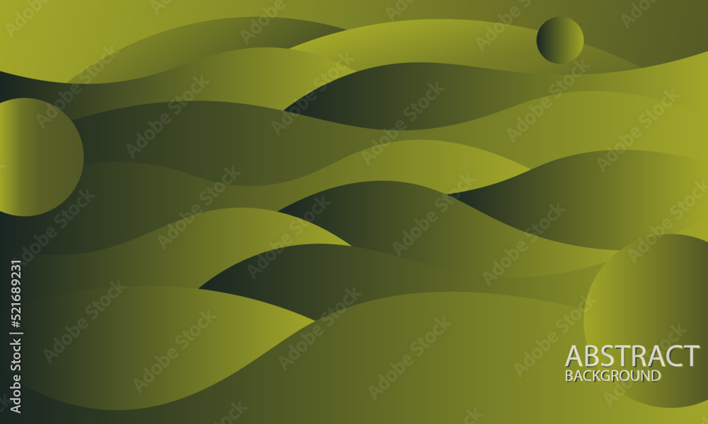 Abstract background green water wave style. gradient dynamic effect. Modern pattern circle. suitable Wallpaper, Banner, Background, Card, Book Illustration, landing page, gift, cover eps10
