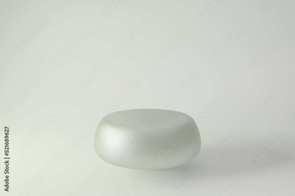 White podium, Minimal empty pedestal scene mockup, Trendy beauty product display, 3D rendering illustration concept White podium, Minimal empty pedestal scene mockup, Trendy beauty product display, 3D rendering illustration concept