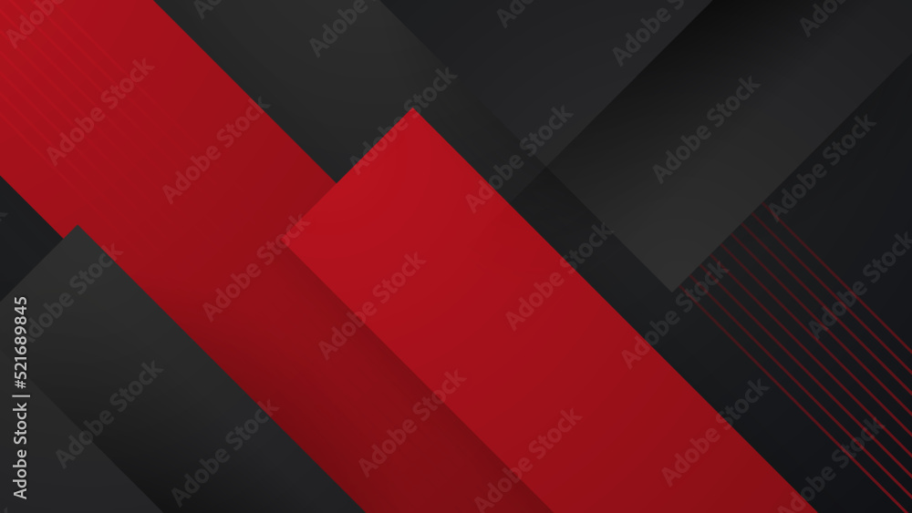 Black and red abstract background. Abstract black grey metallic overlap red light hexagon mesh design modern luxury futuristic technology background vector illustration. Black and red abstract background. Abstract black grey metallic overlap red light hexagon mesh design modern luxury futuristic technology background vector illustration.