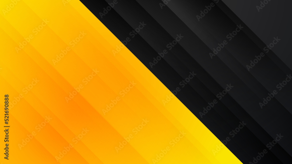Abstract yellow orange and black background with geometric shapes. Designed for corporate design, cover brochure, book, banner web, advertising, poster, leaflet, flyer, social media, web, tech banner Abstract yellow orange and black background with geometric shapes. Designed for corporate design, cover brochure, book, banner web, advertising, poster, leaflet, flyer, social media, web, tech banner