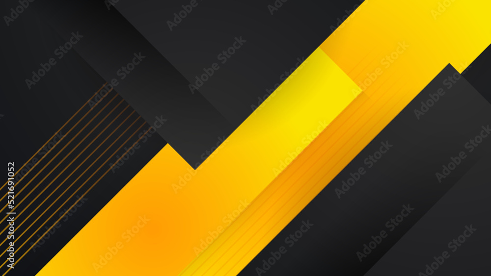 Abstract yellow orange and black background with geometric shapes. Designed for corporate design, cover brochure, book, banner web, advertising, poster, leaflet, flyer, social media, web, tech banner Abstract yellow orange and black background with geometric shapes. Designed for corporate design, cover brochure, book, banner web, advertising, poster, leaflet, flyer, social media, web, tech banner