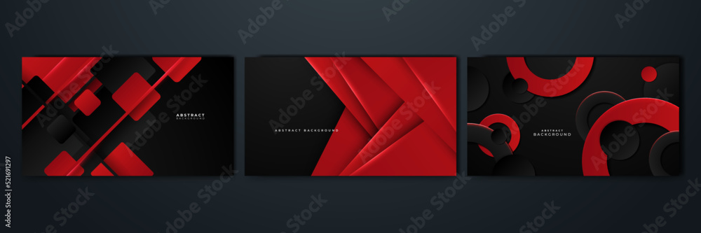 High contrast red and black glossy stripes. Abstract tech graphic background design. Vector corporate background. Vector illustration. High contrast red and black glossy stripes. Abstract tech graphic background design. Vector corporate background. Vector illustration.
