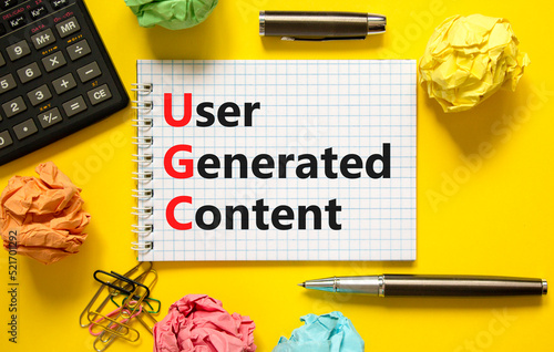 Fotografie UGC user generated content symbol