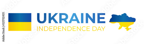 Free Download Ukraine independence day. Ukrainian national flag and map in gradient color on white background. Holiday celebration in Ukraine. Vector illustration concept - GFXLoad